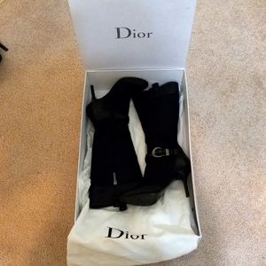 Dior leather boots